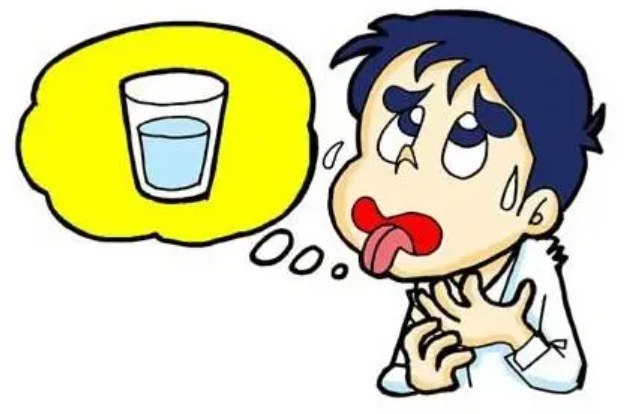 口干舌燥喝水也不解渴是什么原因