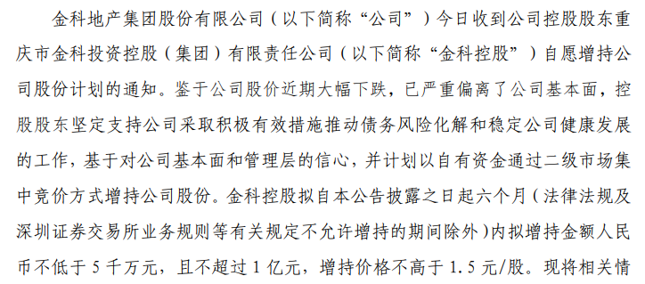 唏嘘！千亿房企陷退市危机！突现“地天板” 被质疑“忽悠式”增持