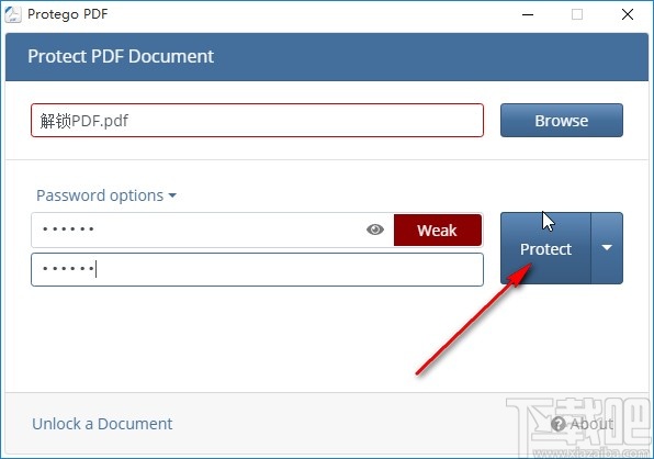 Protego PDF加密PDF文件的方法