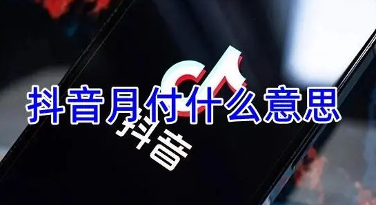 抖音月付什么意思