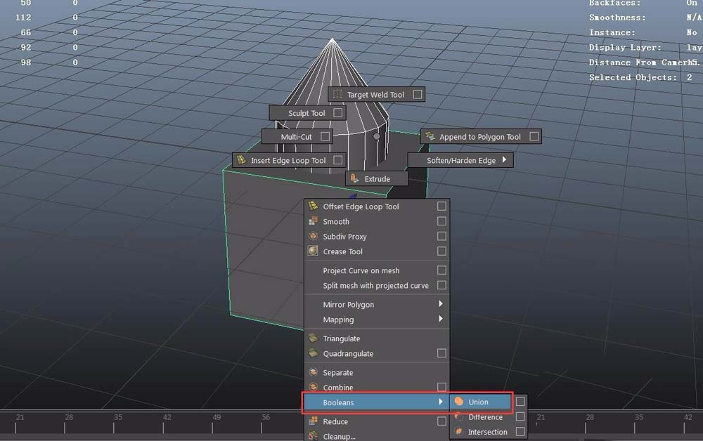 maya的布尔工具在哪里(maya布尔运算在哪个工具栏)