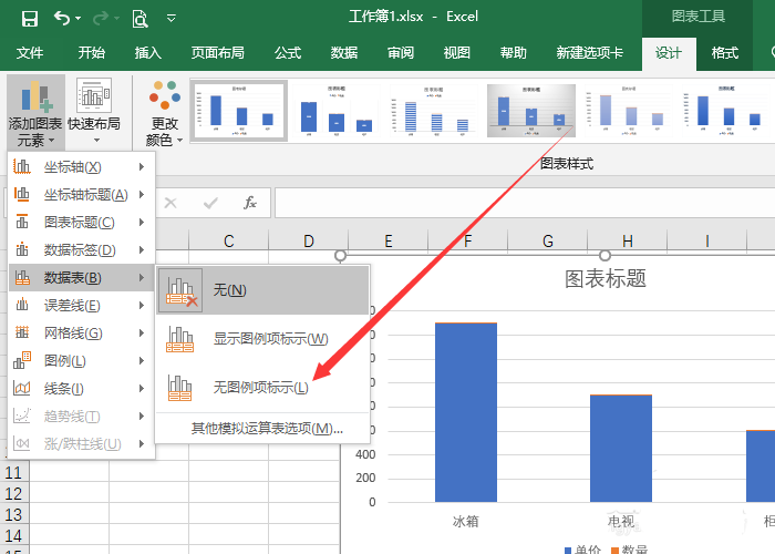 图表下面加数据(图表下面怎么添加表格)