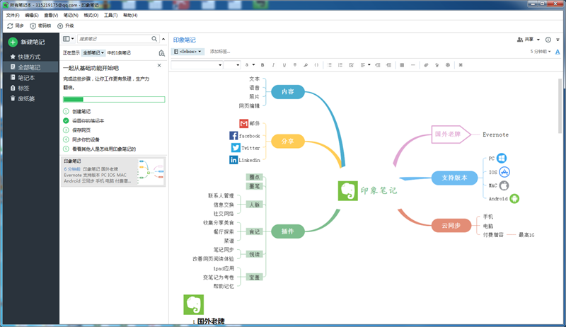 怎么用印象笔记做思维导图(印象笔记思维导图换行)