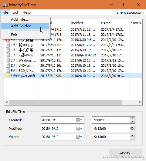 文件的时间属性(windows文件时间)