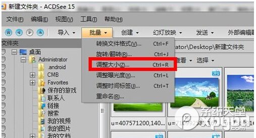 怎么用acdsee批量改变图片大小(如何用acdsee改变图片容量大小)