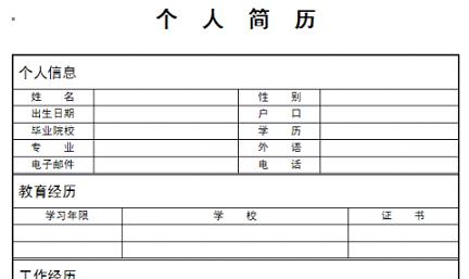 wpsoffice个人简历怎么做(wps个人简历怎么做步骤)